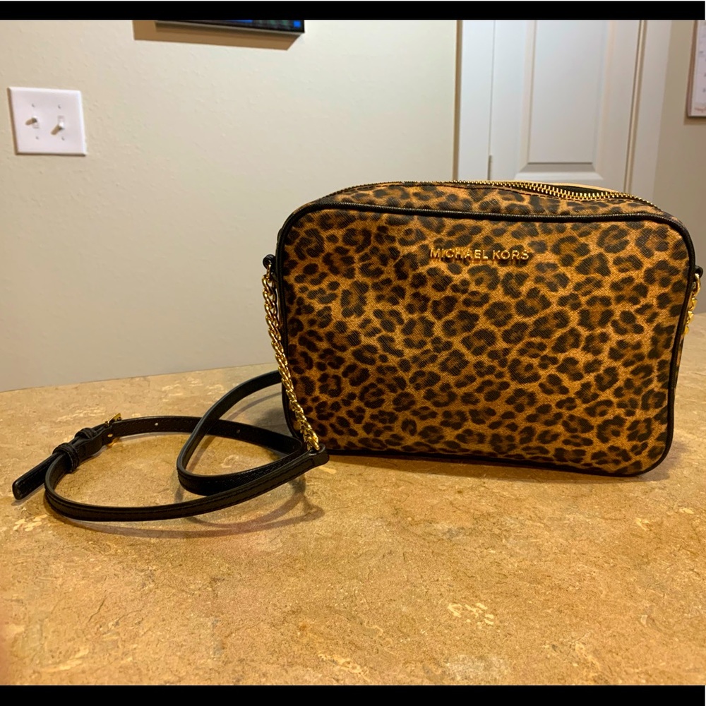 Michael Kors Leopard Crossbody
